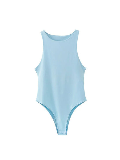 summer solid sexy bodycon women bodysuits female 8 color green slim casual  bodysuit chic lady club short playsuits femme
