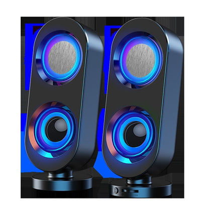 Computer Audio Desktop Speaker Subwoofer Wired Bluetooth Dual-use USB Interface