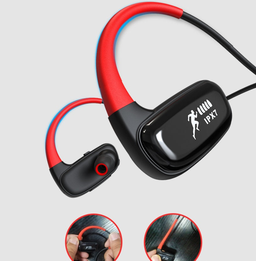 Compatible with Apple , Bluetooth Headset Seven Waterproof Sports Running Waterproof