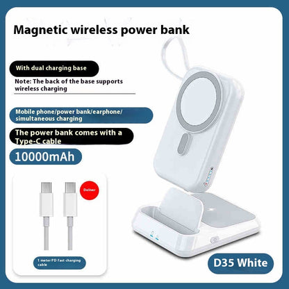 Ultra-thin Compact Portable Magnetic Wireless Power Bank