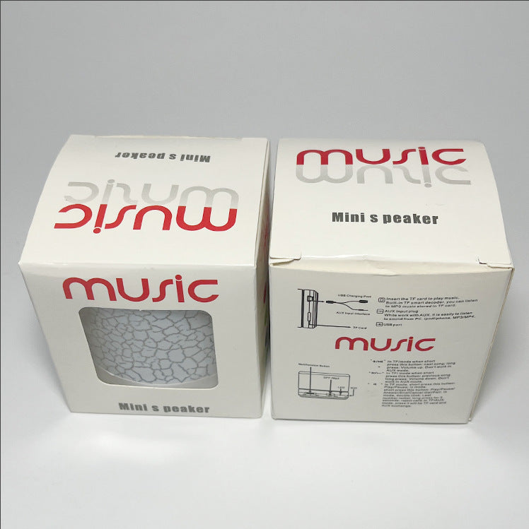 A9 Mini Cracked Bluetooth Speaker - Portable Card-inserted Subwoofer With LED Light, Wireless Speaker, Gift Option