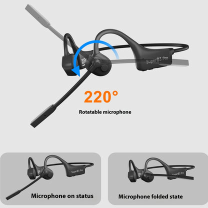 Bone Conduction Bluetooth Headset With CVC Dual Noise Reduction Microphone