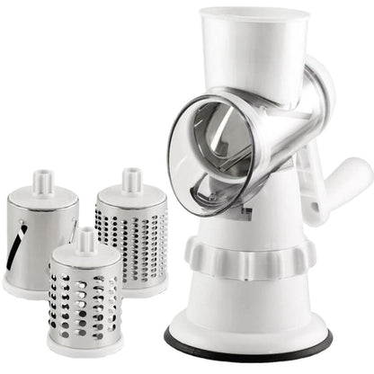 3 In 1 Vegetable Slicer Manual Kitchen Accessories Grater For Vegetable Cutter Round Chopper Mandolin Shredder Potato Home Kitchen utensil