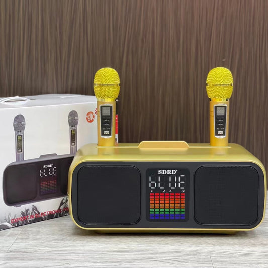 SD318 Desktop Bluetooth Speaker Dual Speaker Wireless Microphone