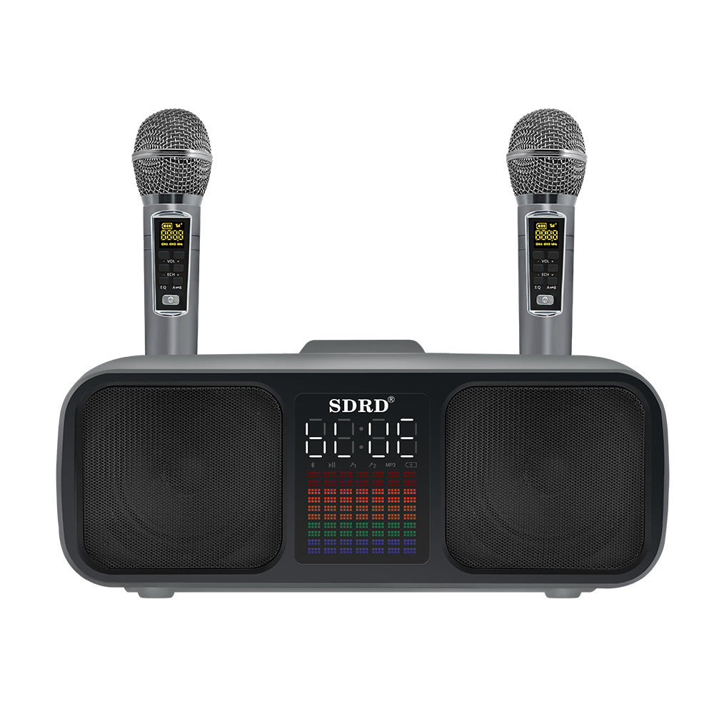 SD318 Desktop Bluetooth Speaker Dual Speaker Wireless Microphone