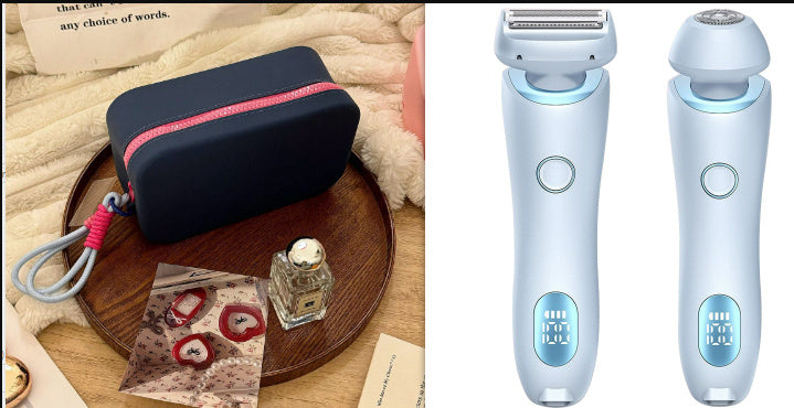 2 In 1  Rechargeable Electric Trimmer for Women