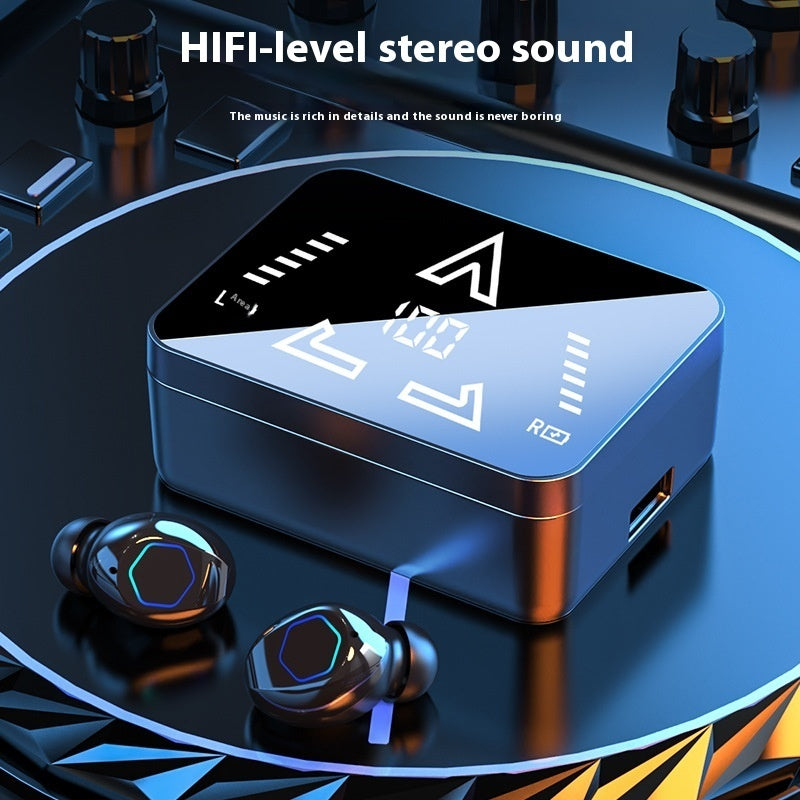 X Digital Display Long Endurance In-ear Type-c Interface New M48PRO Bluetooth Headset