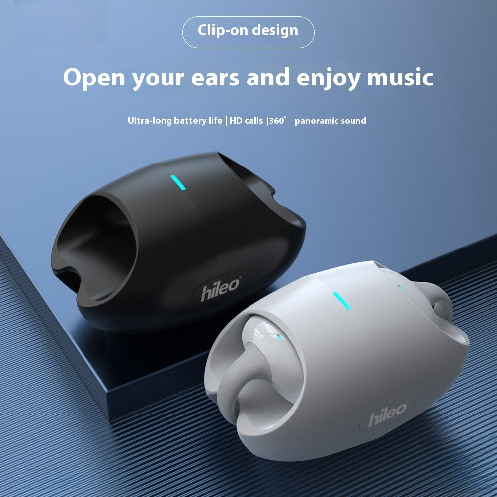 Clip-on True Wireless Bluetooth Headset Sports Non In-ear Stereo Mobile Phone Universal