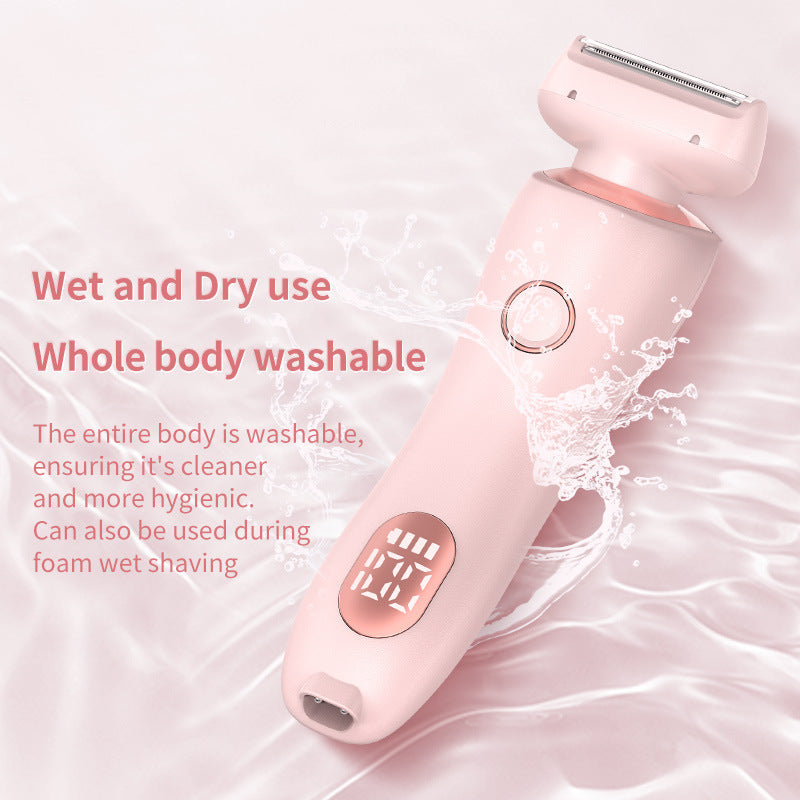 2 In 1  Rechargeable Electric Trimmer for Women
