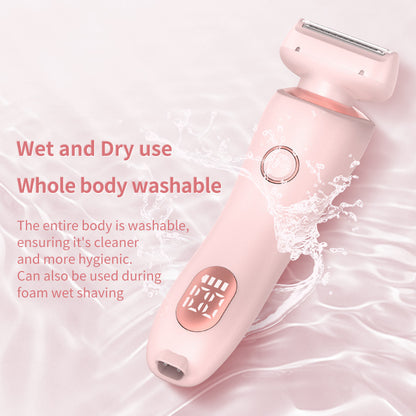 2 In 1  Rechargeable Electric Trimmer for Women