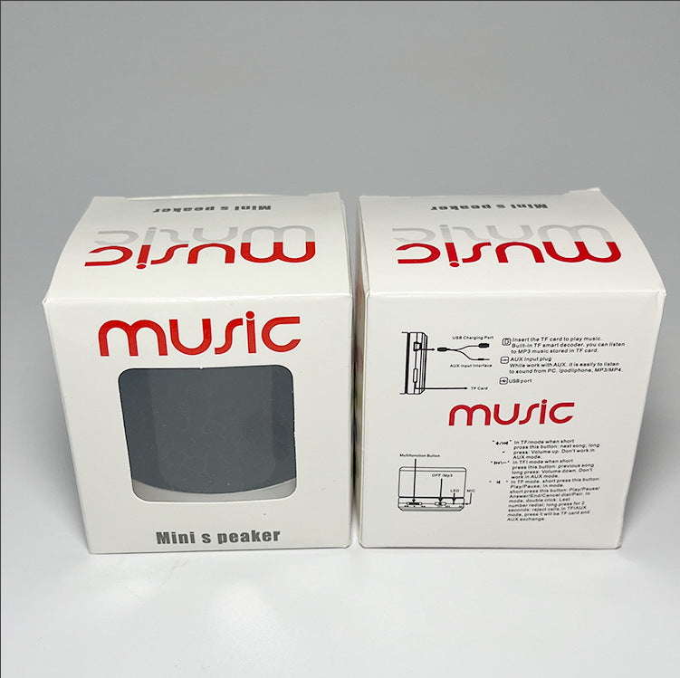 A9 Mini Cracked Bluetooth Speaker - Portable Card-inserted Subwoofer With LED Light, Wireless Speaker, Gift Option