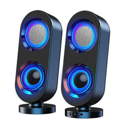 Computer Audio Desktop Speaker Subwoofer Wired Bluetooth Dual-use USB Interface