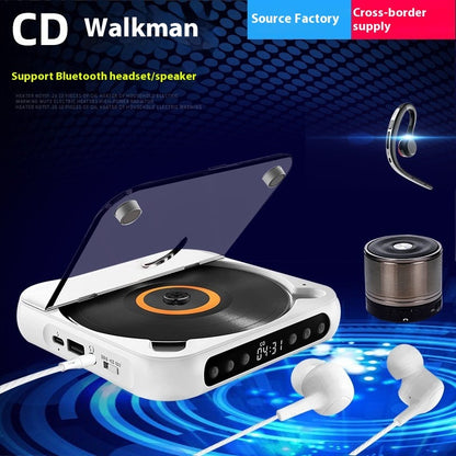 Portable Music Album CD Player Student English CD Bluetooth Walkman