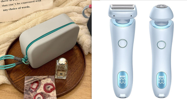 2 In 1  Rechargeable Electric Trimmer for Women
