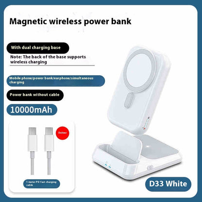 Ultra-thin Compact Portable Magnetic Wireless Power Bank