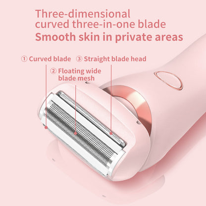2 In 1  Rechargeable Electric Trimmer for Women