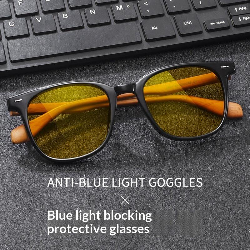 Photochromic Blue Light Blocking Glasses – Retro Square