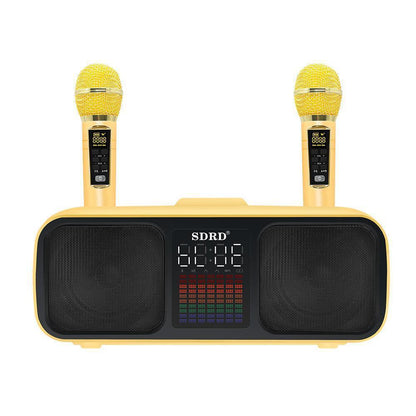 SD318 Desktop Bluetooth Speaker Dual Speaker Wireless Microphone