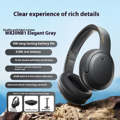 Double Gold Standard Version Active Noise Reduction Headset Bluetooth