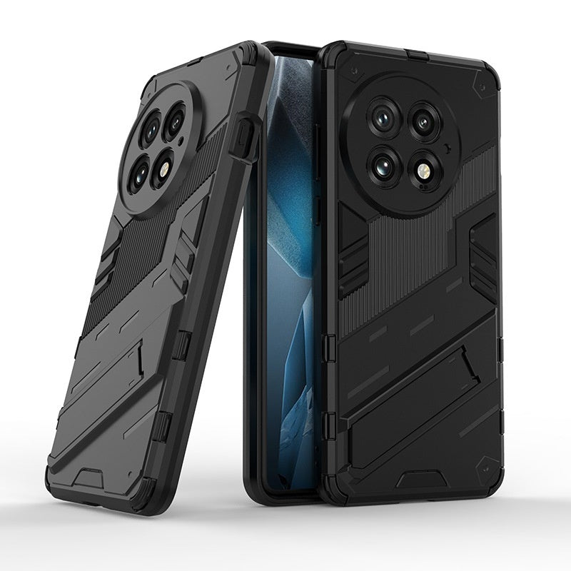 OnePlus 13 Phone Case Silicone Drop-resistant Soft And Hard Cover Invisible Bracket Magnetic Protection