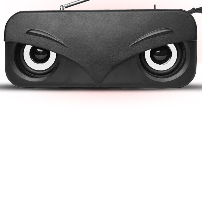 Portable Outdoor Radio FM Subwoofer Dual Speakers Mini Speaker
