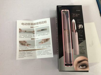 Mini Electric Eyebrow Trimmer and Lipstick Brows Hair Remover