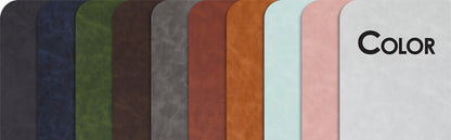 YSAGI Leather Desk Mat - Non-Slip PU Desk Pad for Office and Home Large Mouse Pad and keyboard Desk Mats on Top of Desks