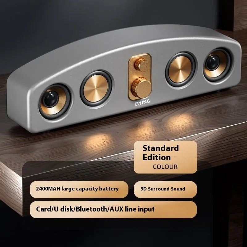 Bluetooth Speaker Retro Portable Stereo