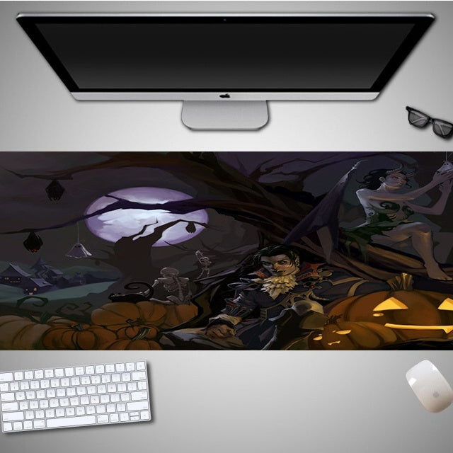Oversized Halloween Mouse Pad Internet Cafe Game Special