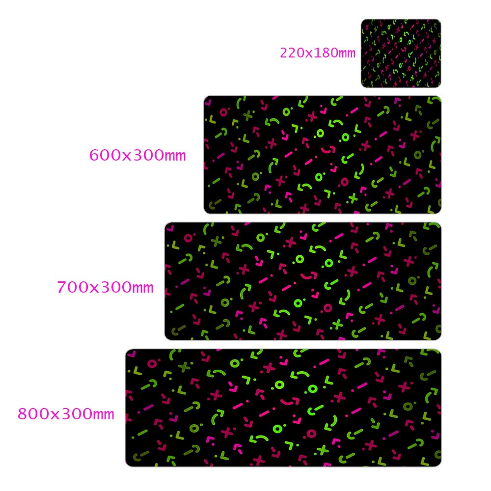 Black And White Gaming Mouse Pad 800x300 Lengthened