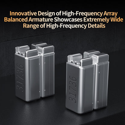 12-unit Circle Iron Earphone Adjustable Tone Monitor In-ear Changeable Wire