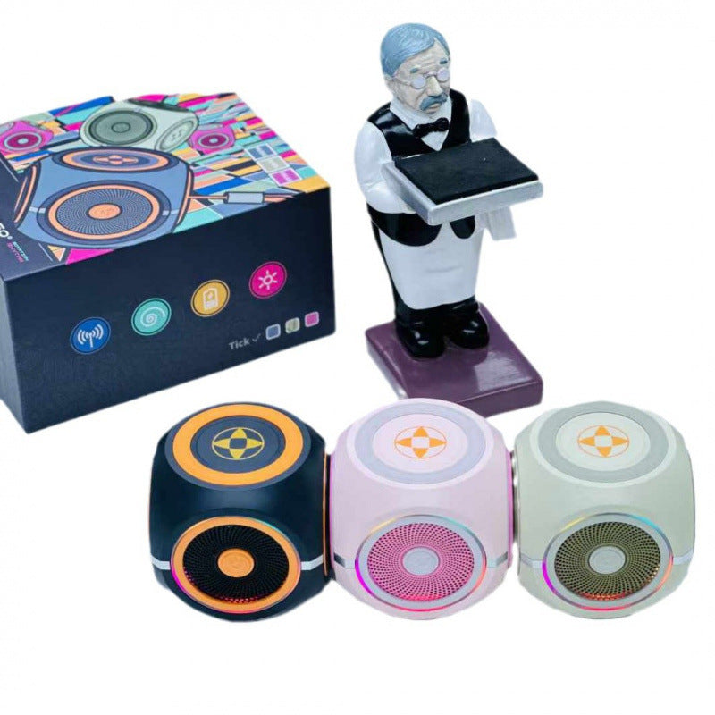 Decompression Rotating Gyro Bass Bluetooth Speaker