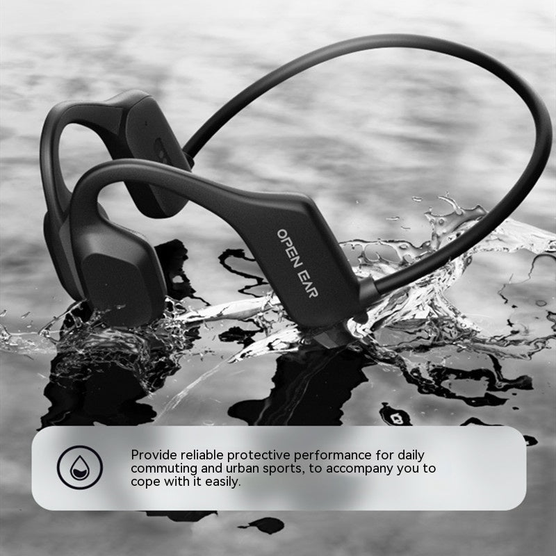 IPX5 Waterproof Sports Rear-mounted Bone Conduction Bluetooth Wireless Headset