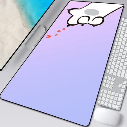 Large Cartoon Cat Paw Mouse Pad