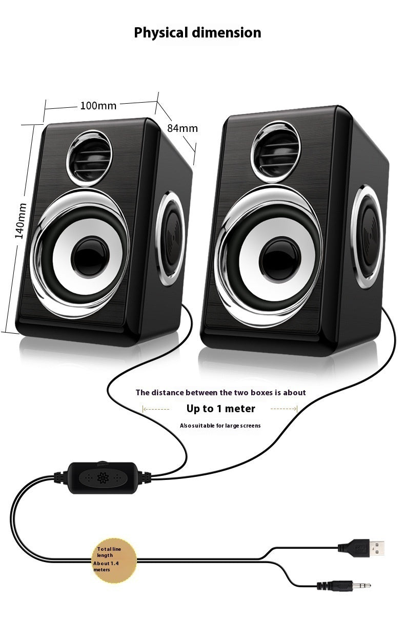 Laptop Audio Table Extra Bass Mini-portable Mini Speaker