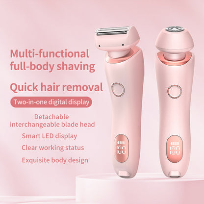2 In 1  Rechargeable Electric Trimmer for Women