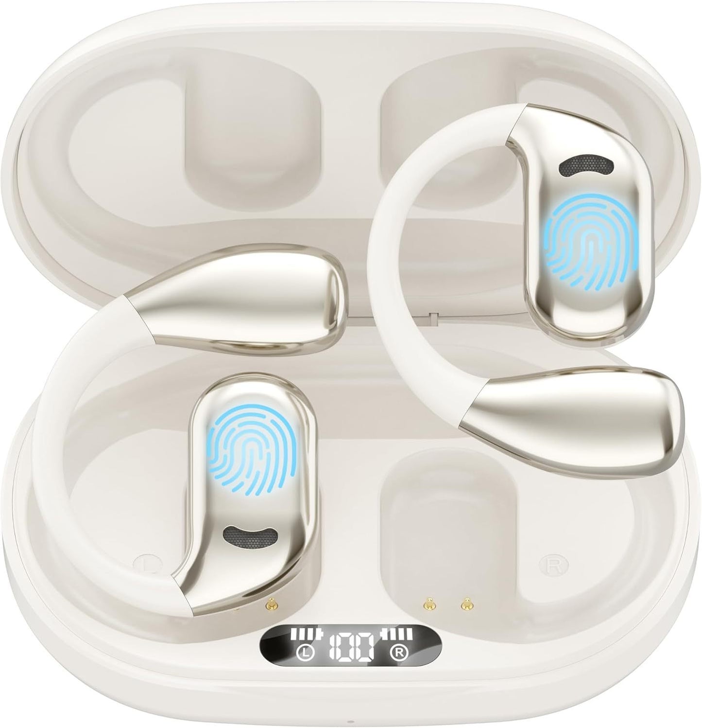 Wireless Bluetooth Open Ear Hook Multi-language Simultaneous Interpretation Headset