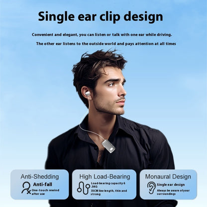 F588 Mini Cable Bluetooth Headset Business Call