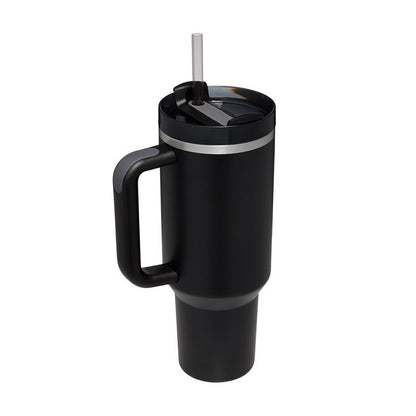 40 Oz Tumbler With Handle Straw, Insulated, and Stainless Steel
