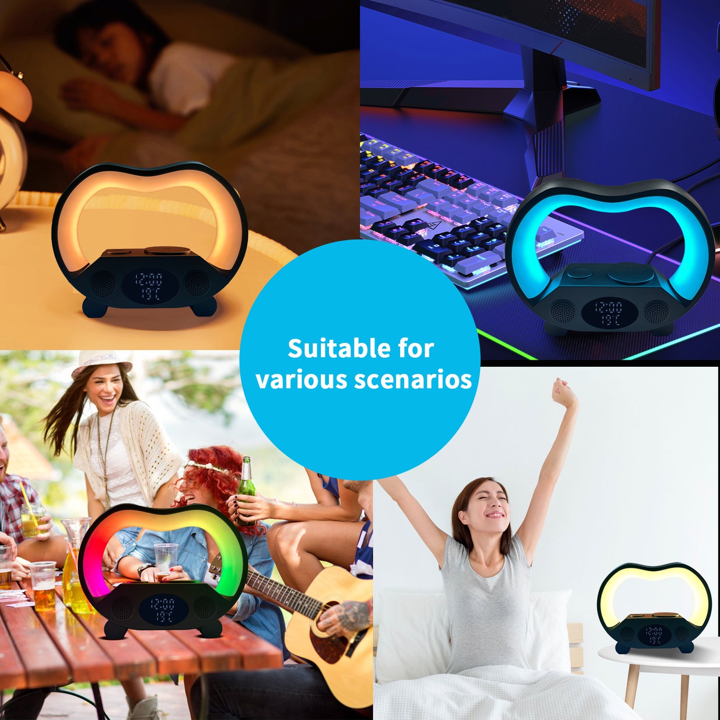 6 In 1 Smart Remote Control Bluetooth-compatible Ambience Intelligent