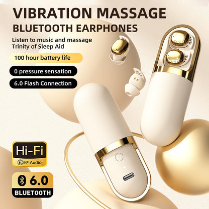 Wireless Stealth Bluetooth Sleep Headset Vibration Massager