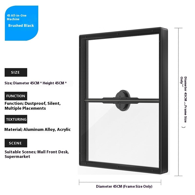 Naked Eye 3D Holographic Fan Screen Projector