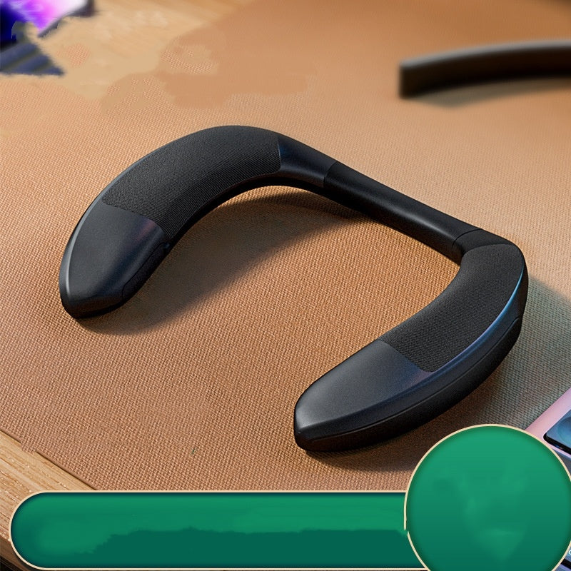 New Halter Wireless Bluetooth Speaker Wear Stereo Bass