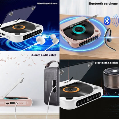 Portable Music Album CD Player Student English CD Bluetooth Walkman