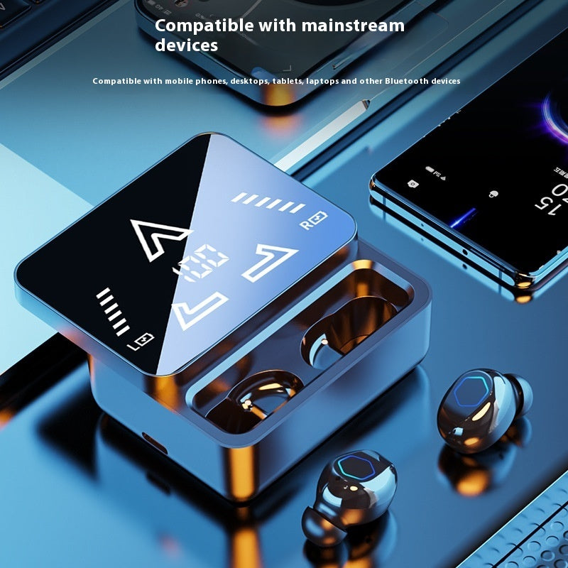 X Digital Display Long Endurance In-ear Type-c Interface New M48PRO Bluetooth Headset