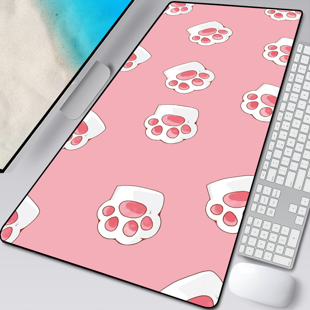 Large Cartoon Cat Paw Mouse Pad