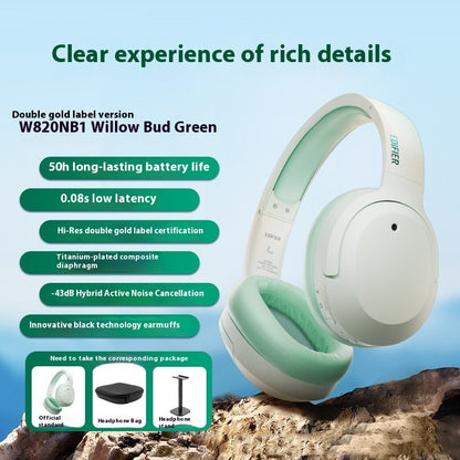 Double Gold Standard Version Active Noise Reduction Headset Bluetooth