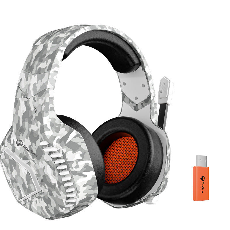 Wireless Bluetooth Gaming Headset Rotatable Noise Reduction