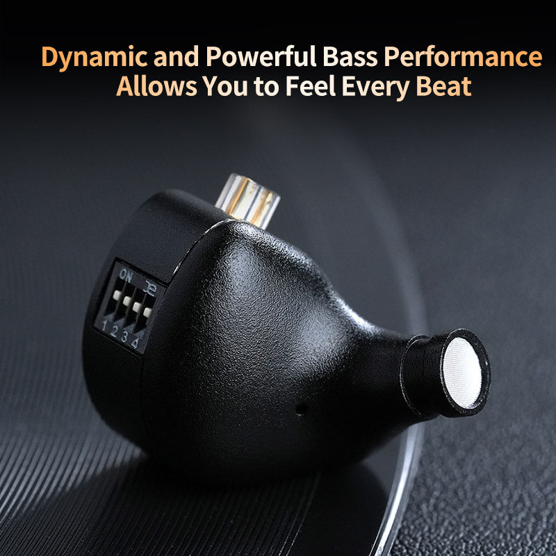 12-unit Circle Iron Earphone Adjustable Tone Monitor In-ear Changeable Wire