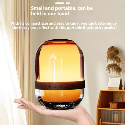 Creative Glass Transparent Colorful Bluetooth Audio